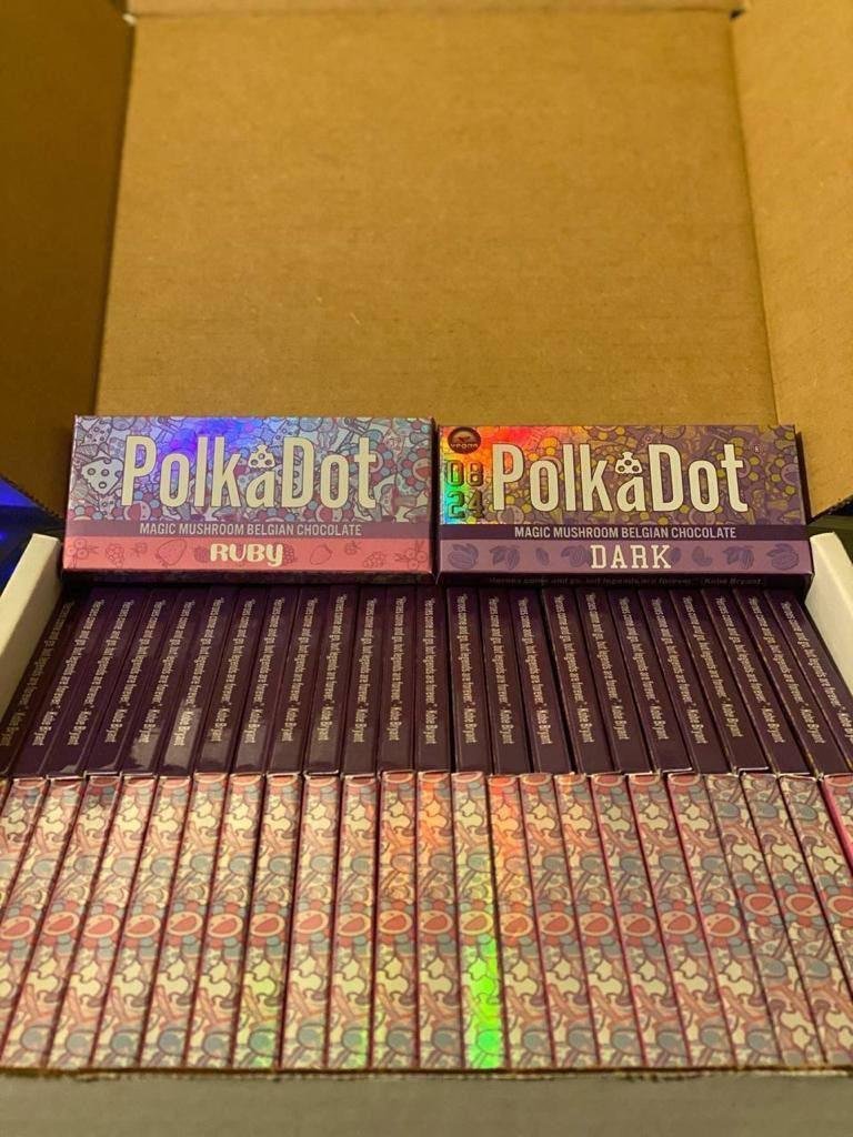 Penny Cup PolkaDot Magic Mushroom Belgian Milk Chocolate 500mg